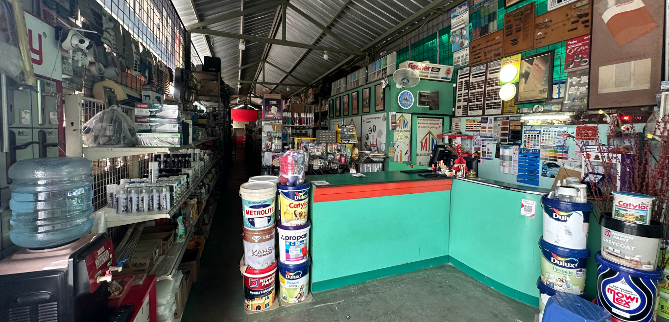 Store's main entrance